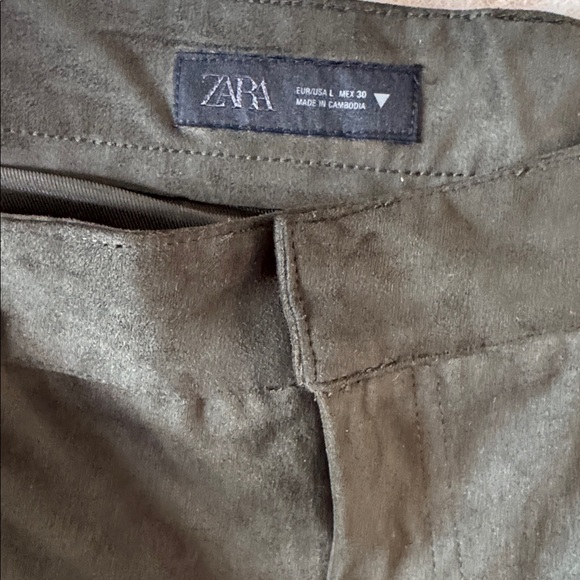 FAUX SUEDE MINI SHORTS - Picture 2 of 3